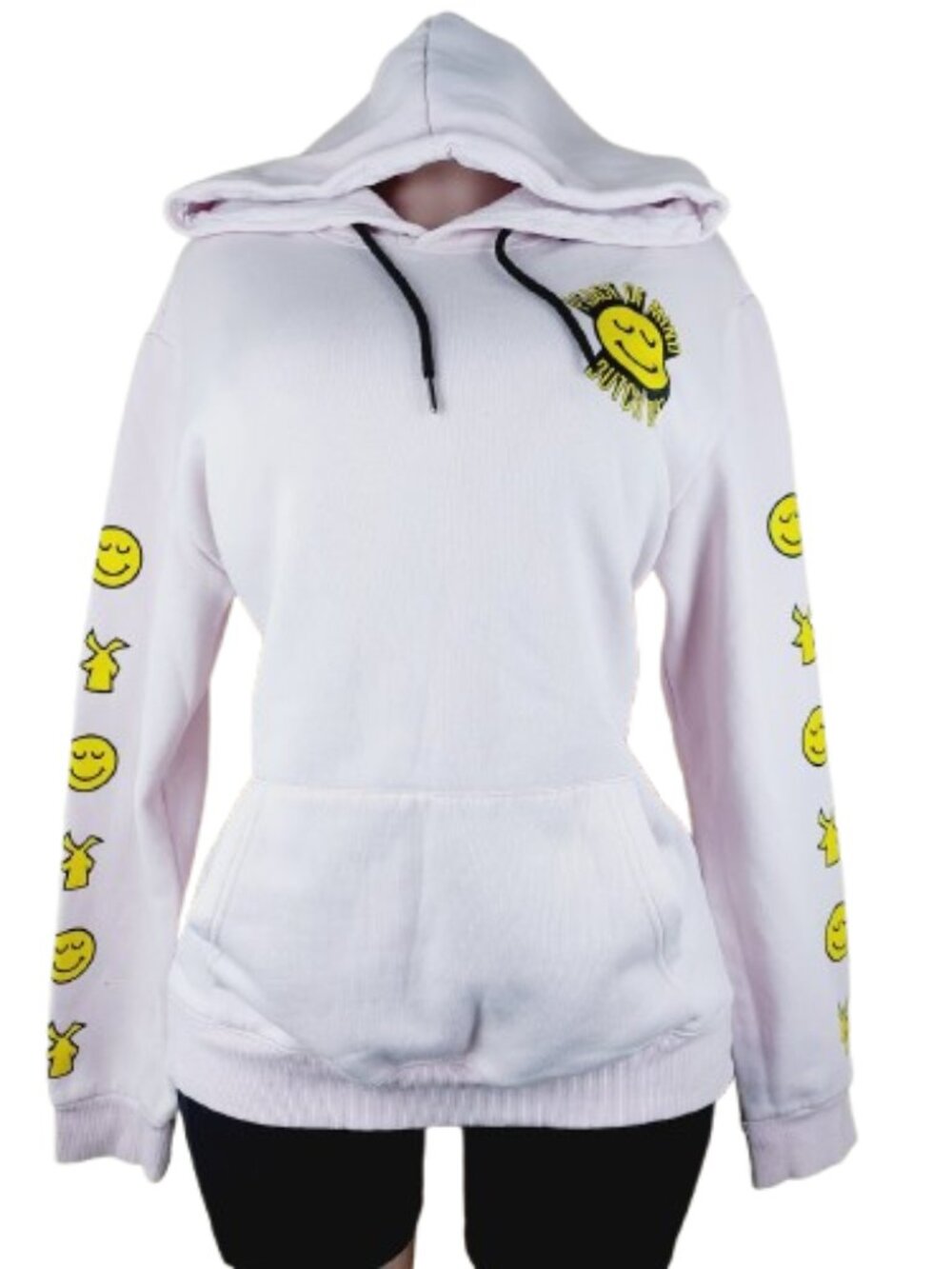 Dutch Bros Coffee Women's Pink "Peace Of Mind" Cotton Pullover Hoodie Size XL